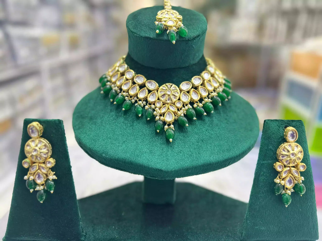 Indian kundan necklace set