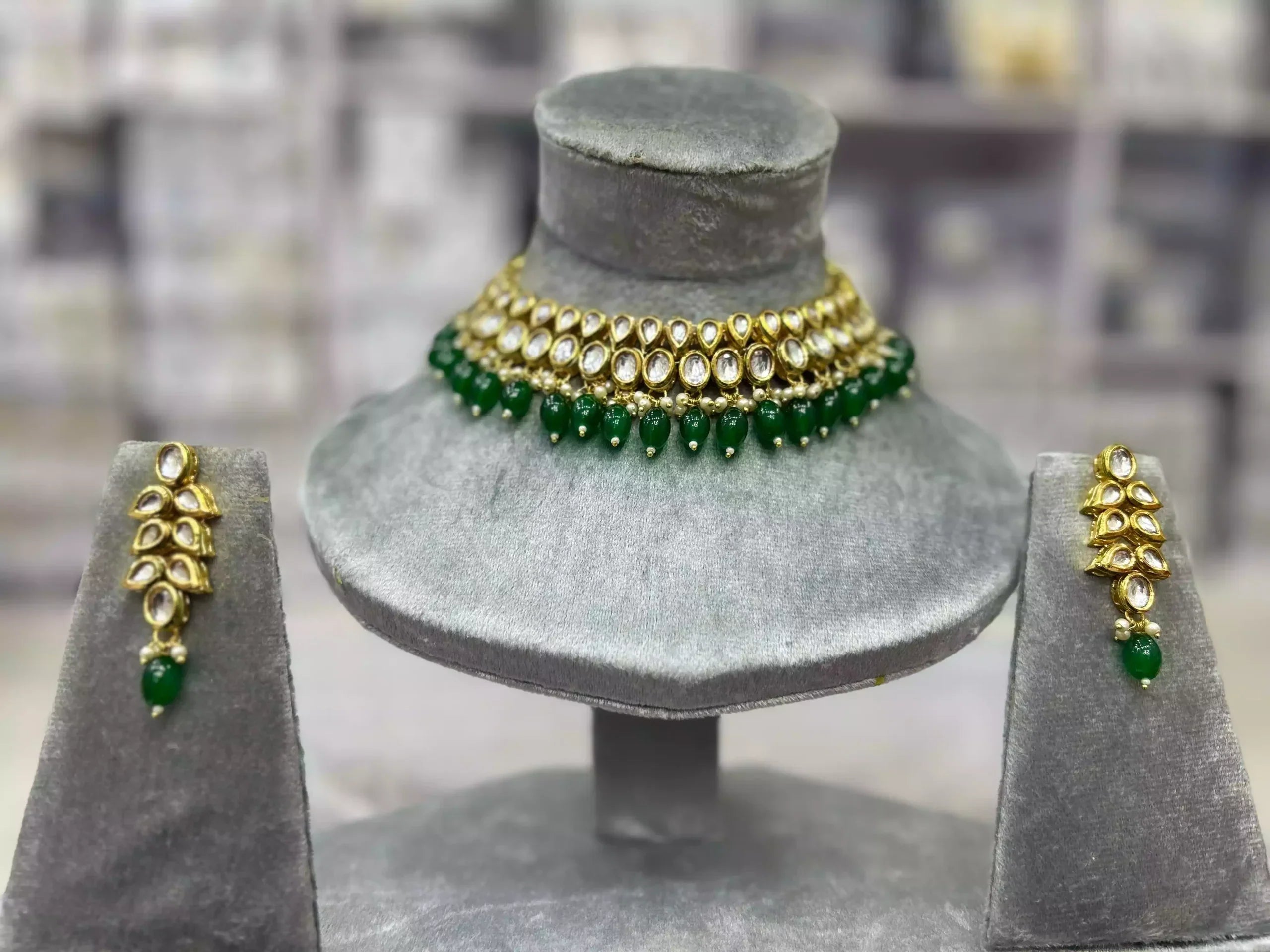 Indian kundan necklace set