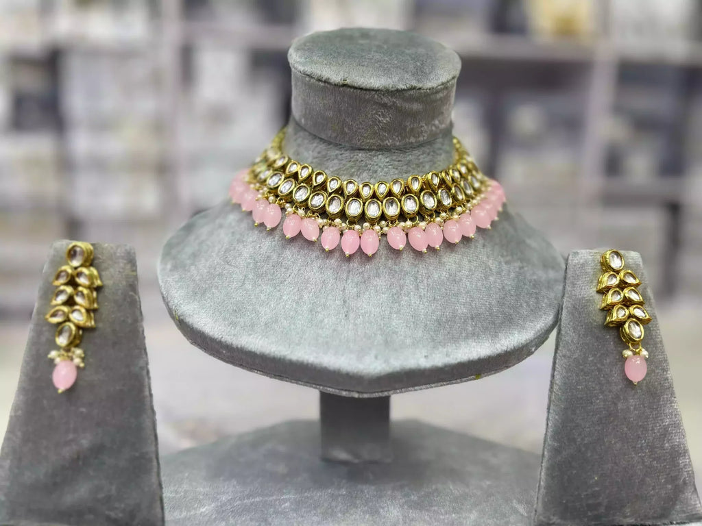 Indian kundan necklace set
