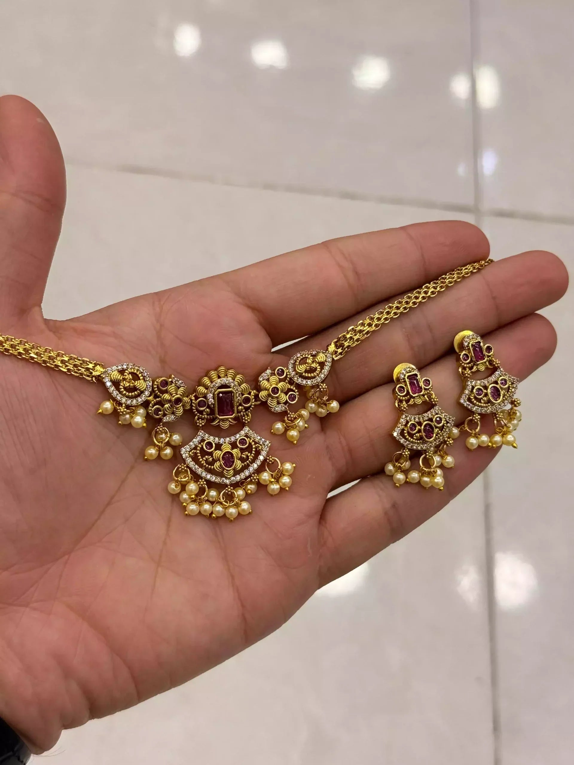 South indian choker set Main image