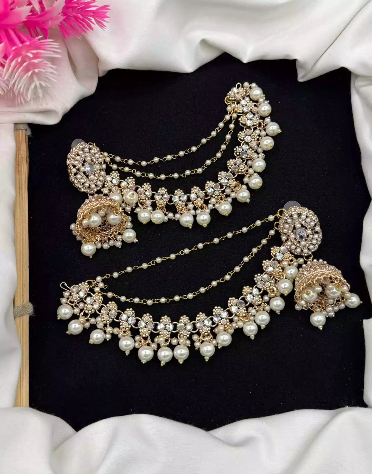 Bahubali jhumki earrings