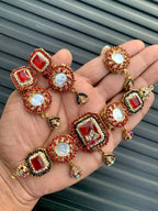 Handmade choker set with teeka