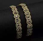 AD zircon openable bangle pair