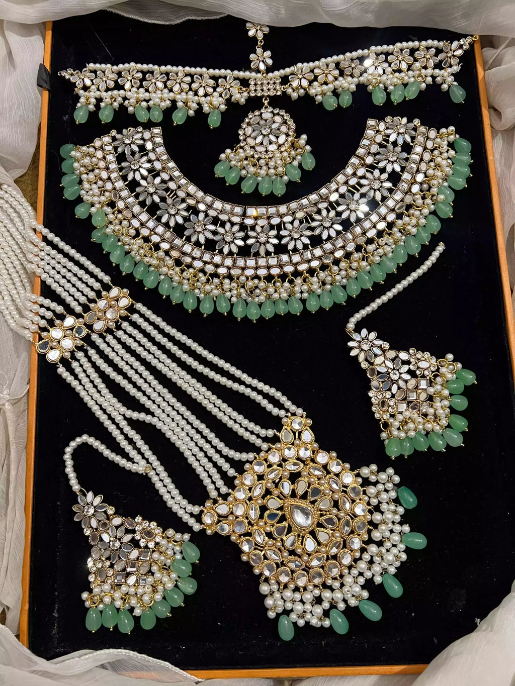 Indian kundan bridal package