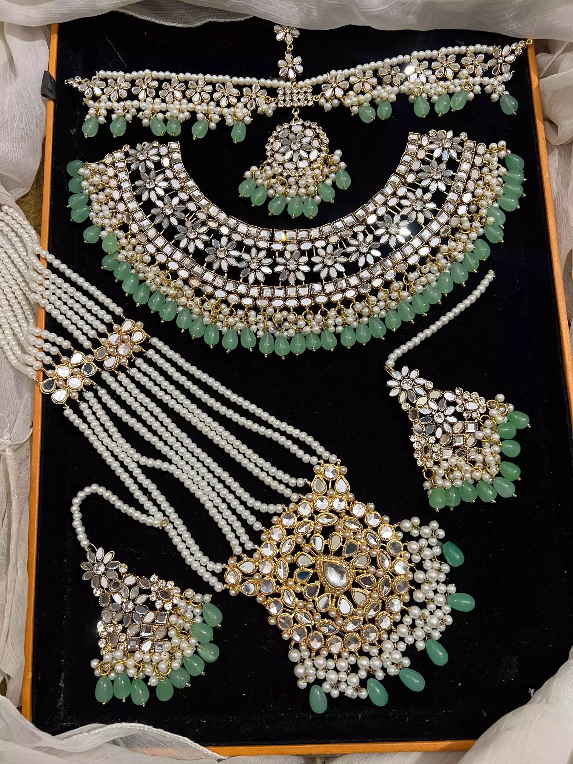 Indian kundan bridal package