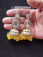 Indian kundan earrings