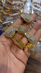 Premium zircon locket set with ring