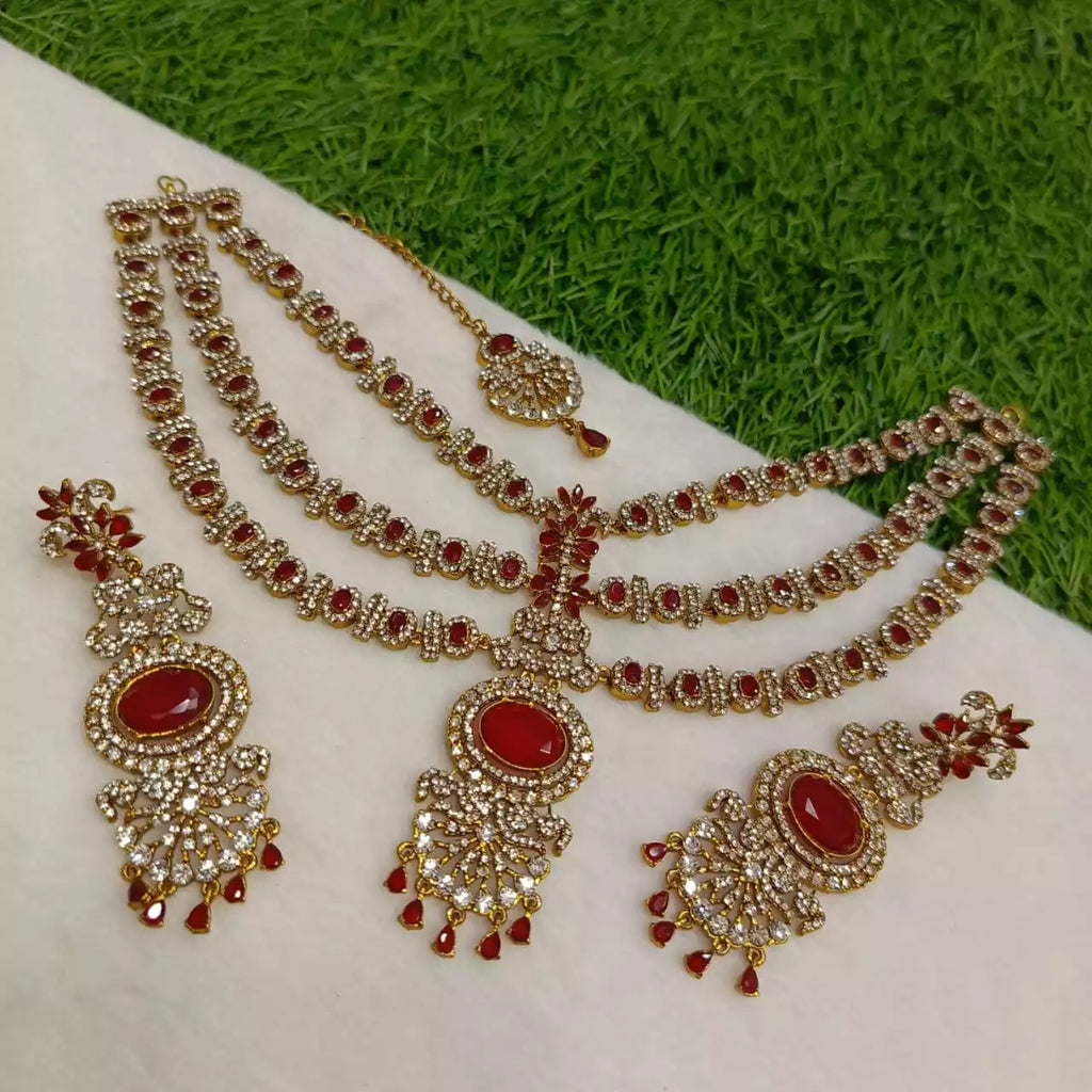 Zircon 3 layer set with teeka