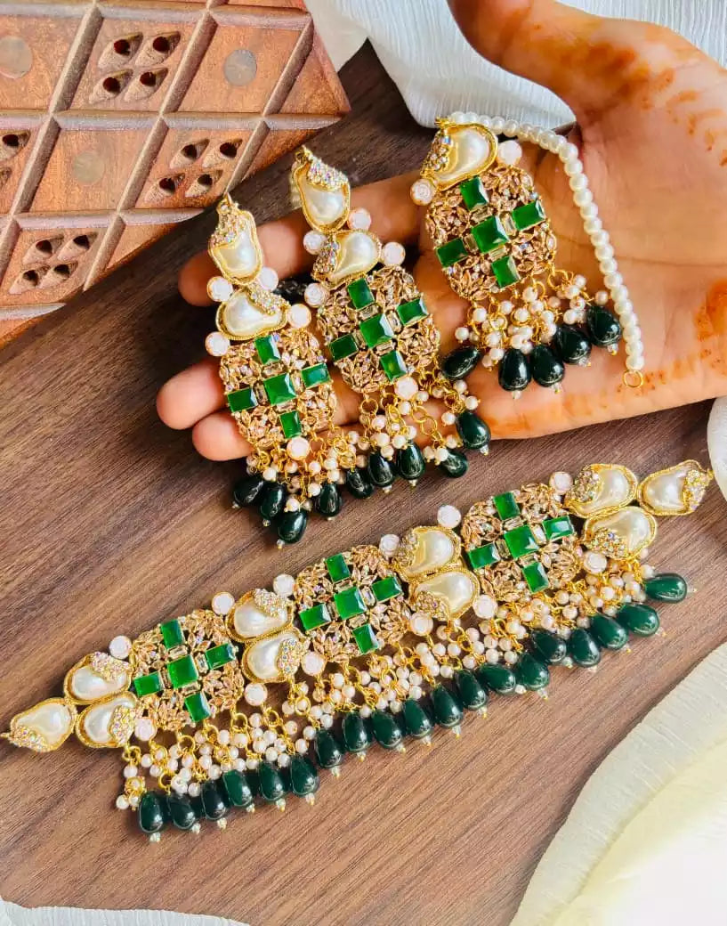 Handmade MOP choker set