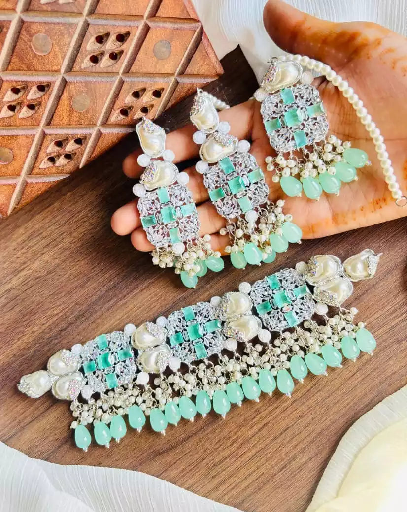 Handmade MOP choker set