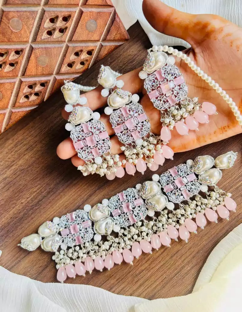 Handmade MOP choker set