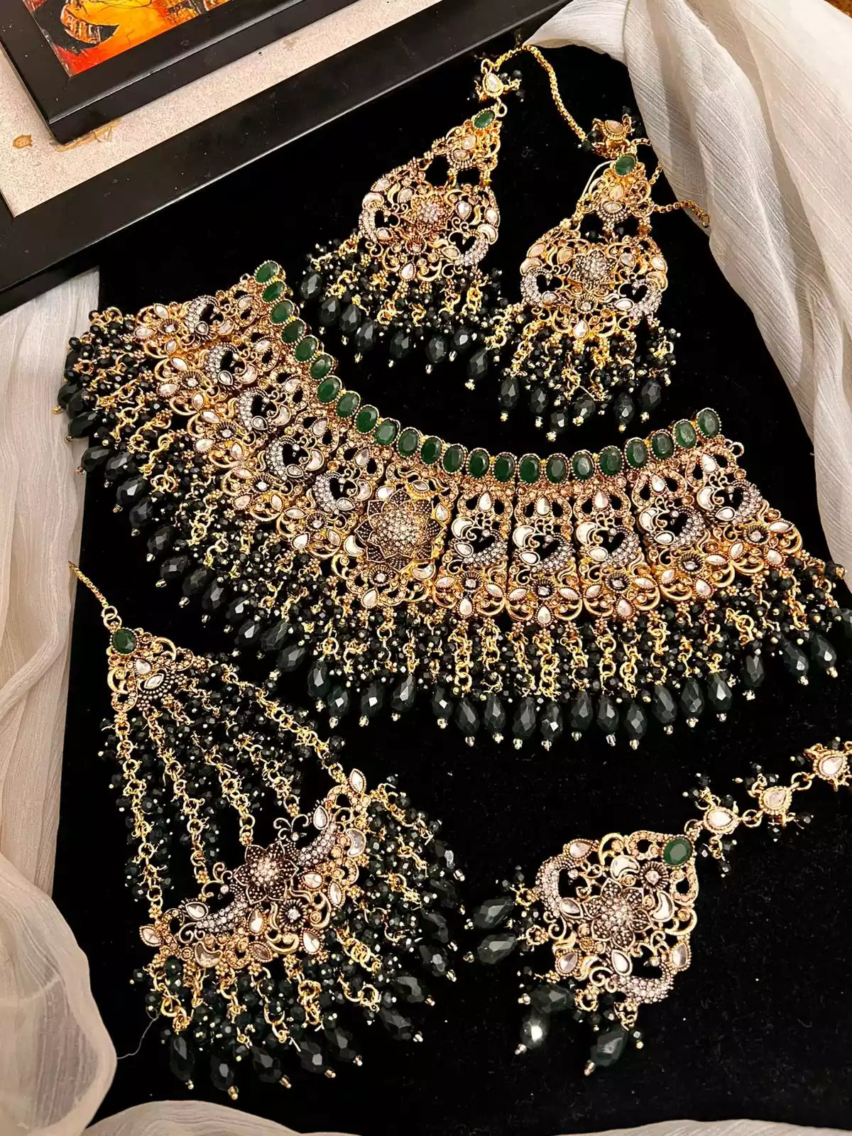 Handmade heavy bridal set Main image