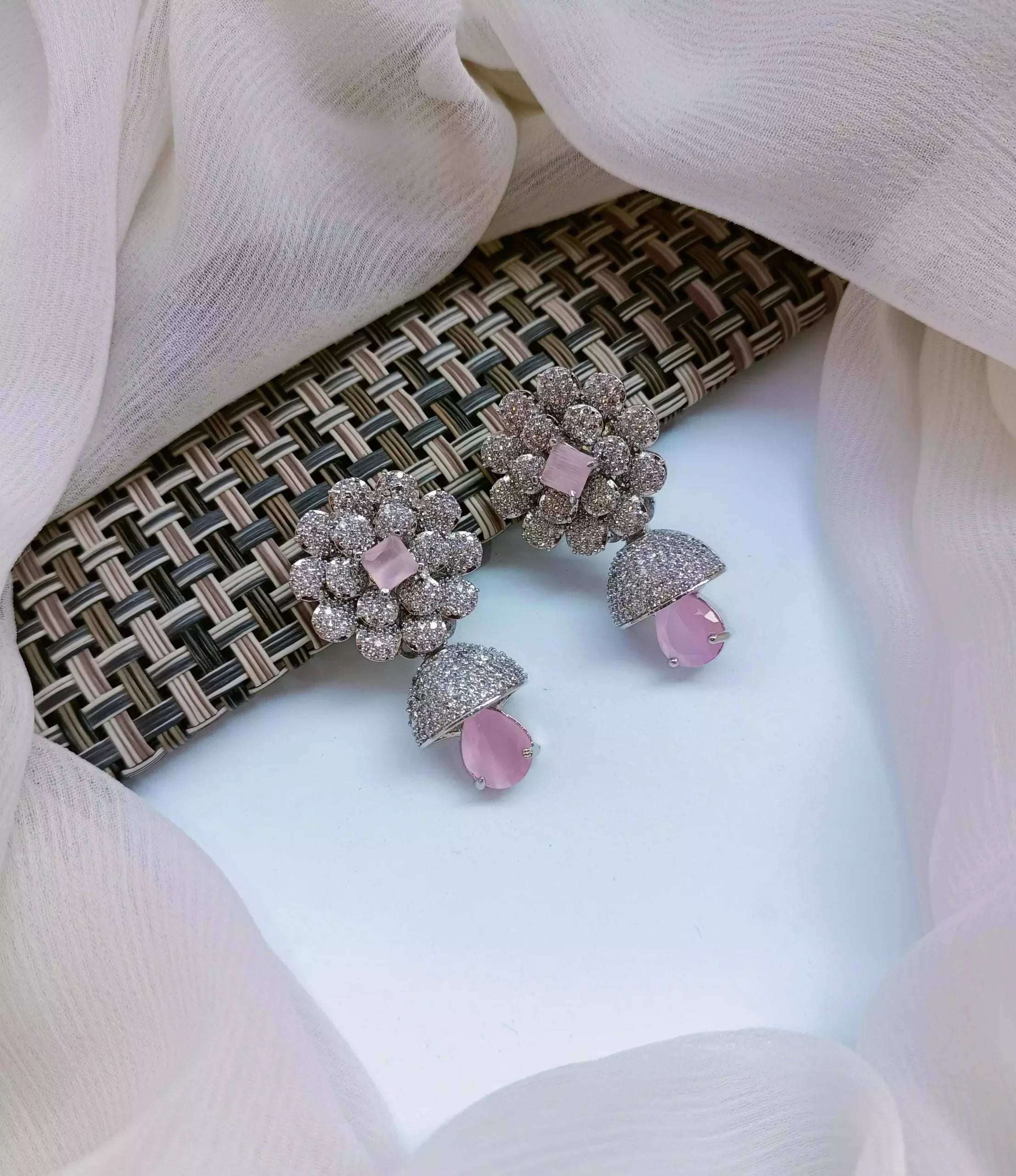Micro zircon earrings