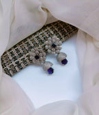 Micro zircon earrings