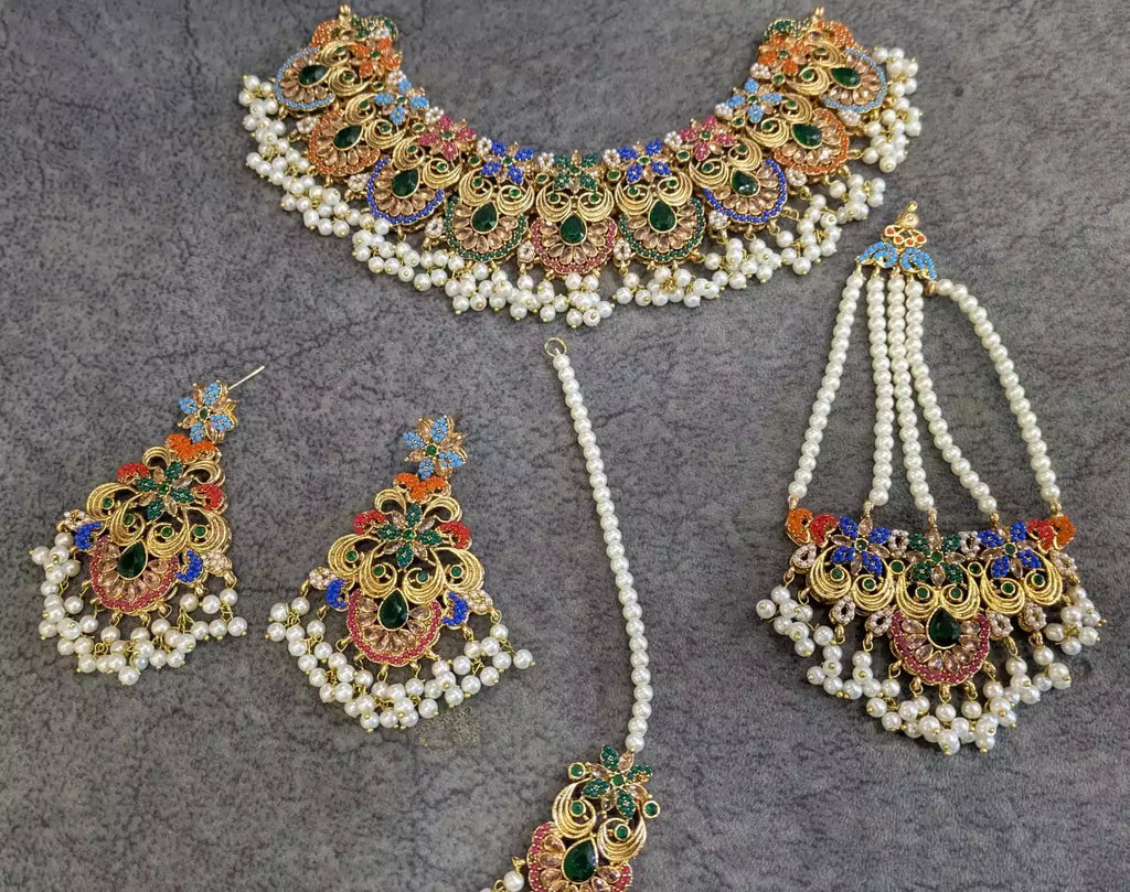 Gold plated bridal set