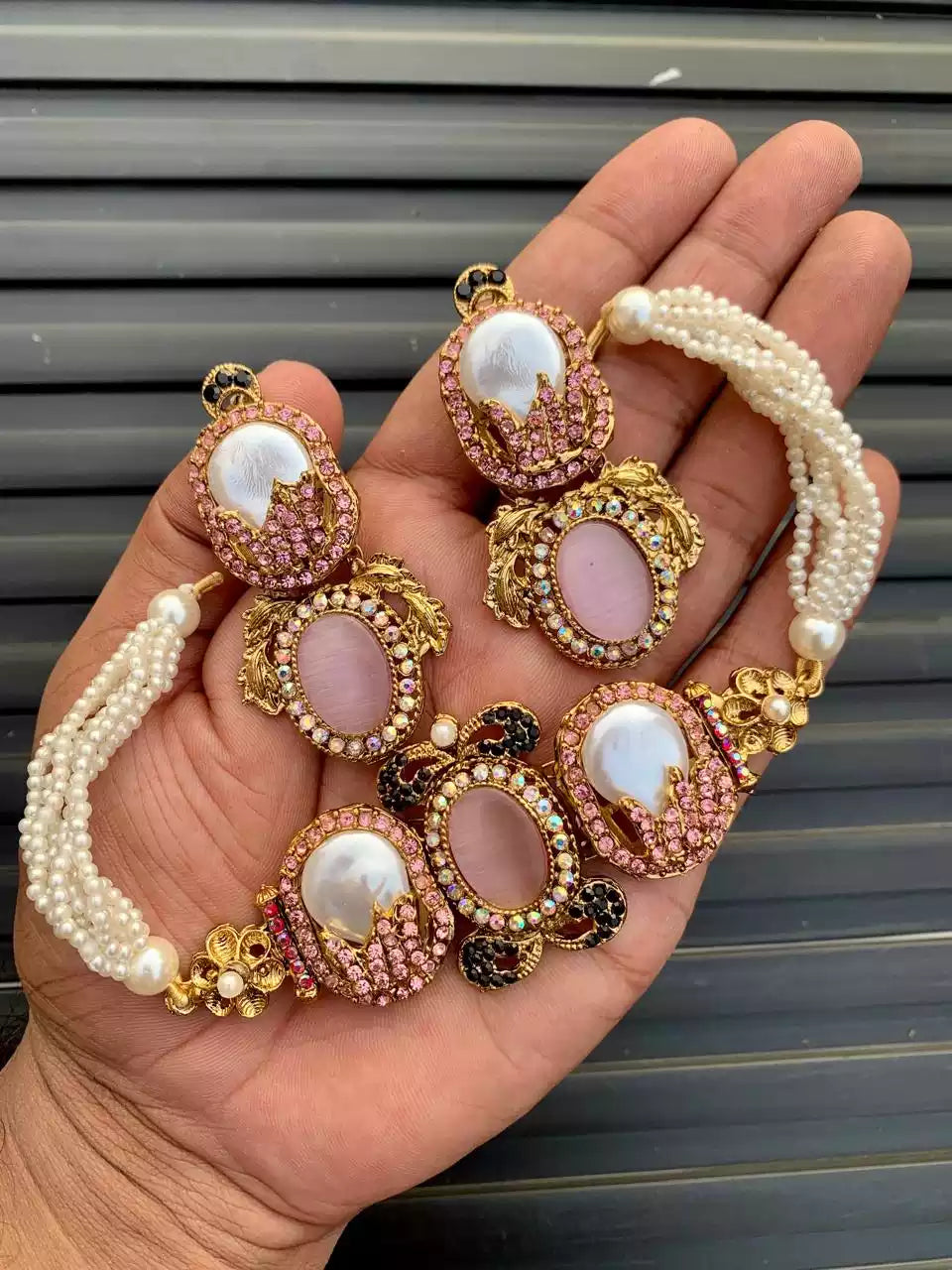 Designer MOP choker set
