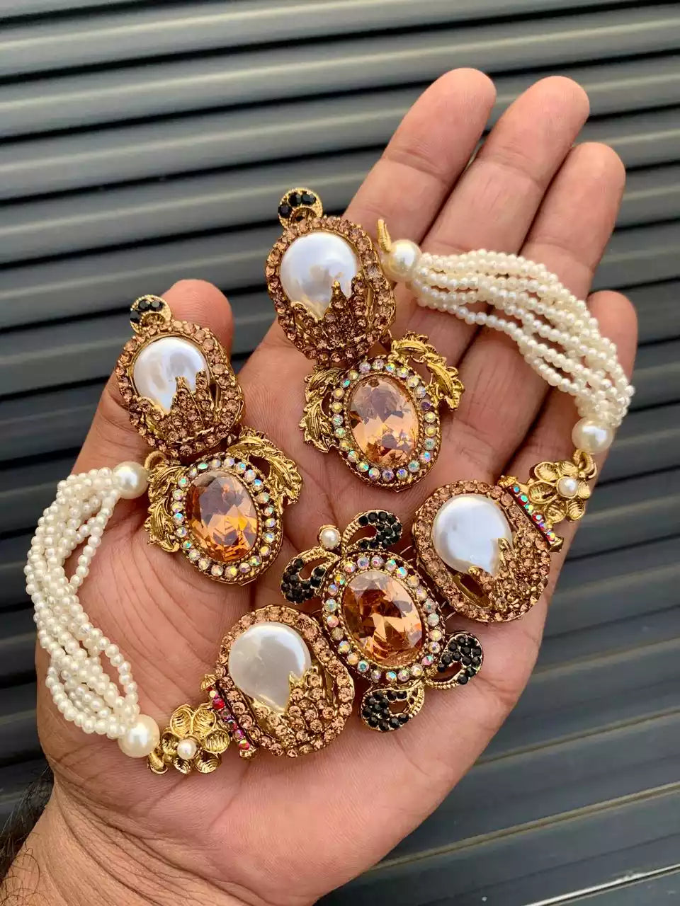 Designer MOP choker set