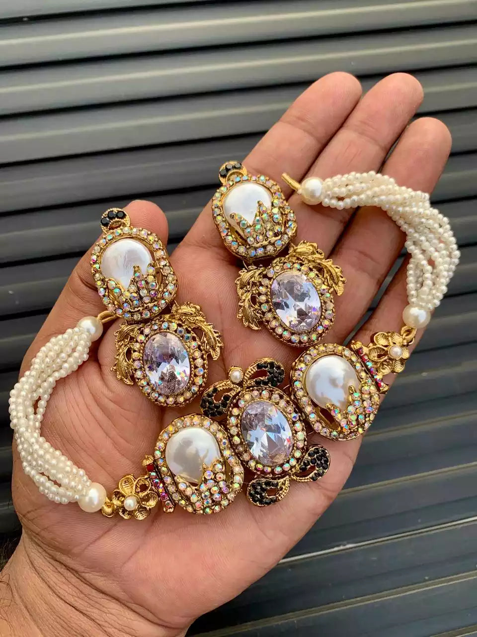 Designer MOP choker set