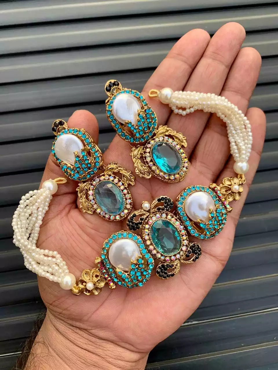 Designer MOP choker set