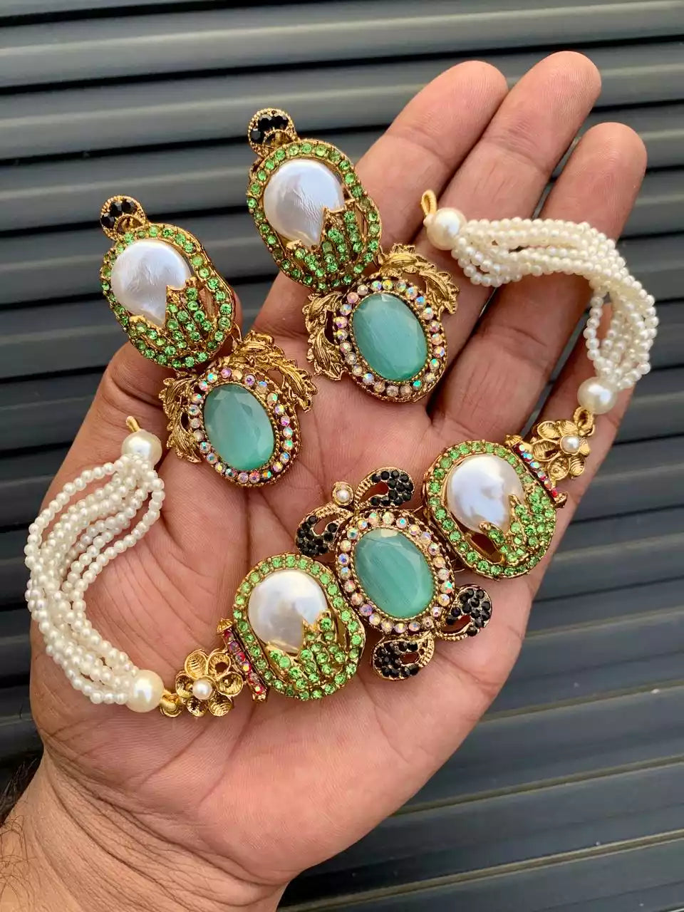 Designer MOP choker set