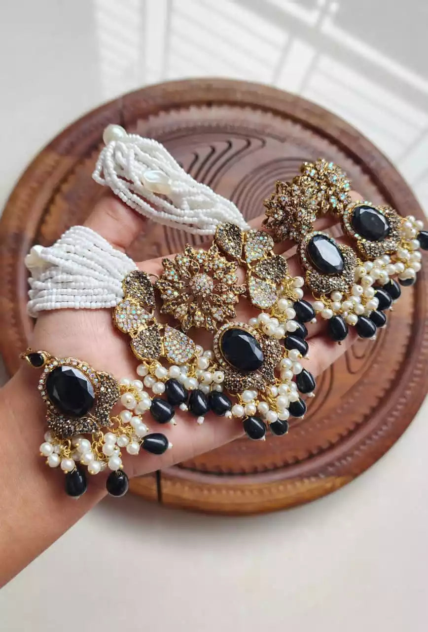 Doublet zircon choker set Secondary image