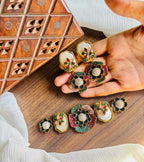 Unique floral choker set