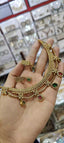 Gold plated south indian necklace set