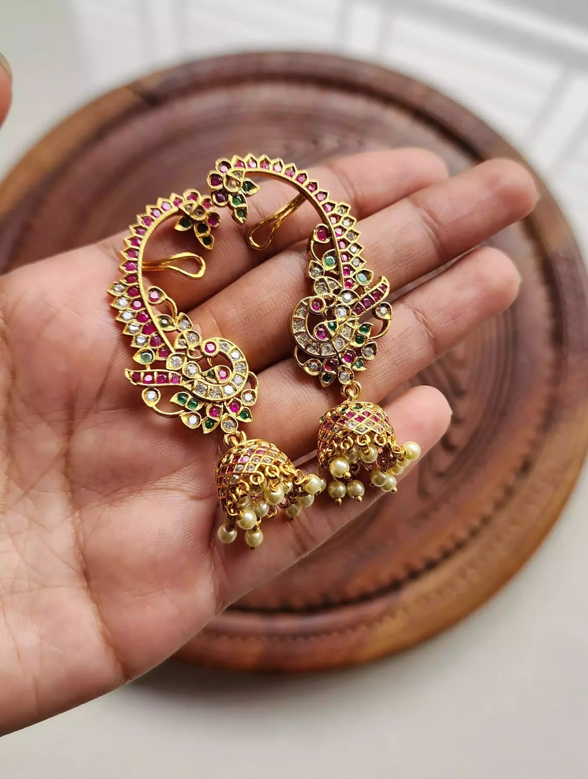 South indian earrings Main image