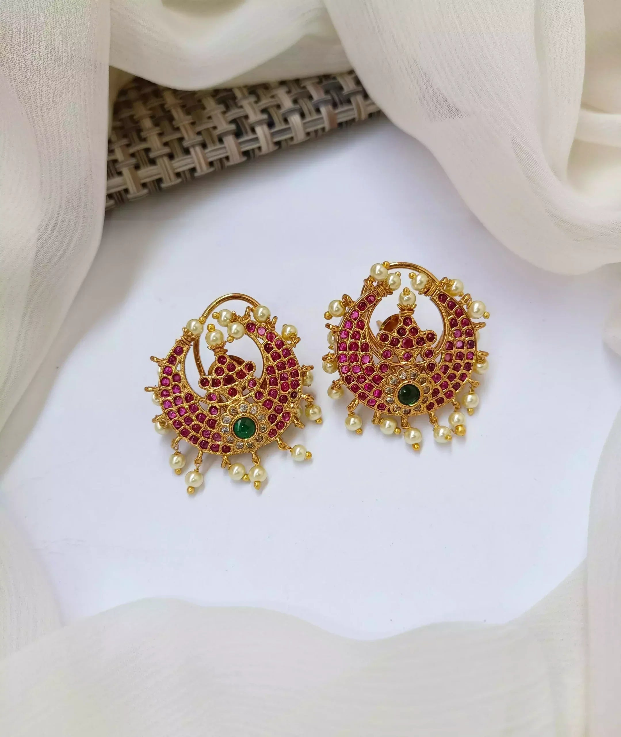South indian earrings Main image