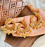 Zircon earrings with teeka