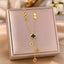 Stainless steel clover locket