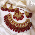 Heavy bridal necklace set