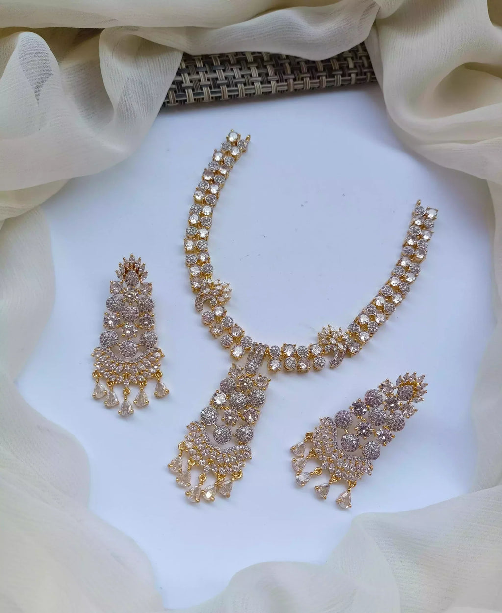 American diamond 1 carat set