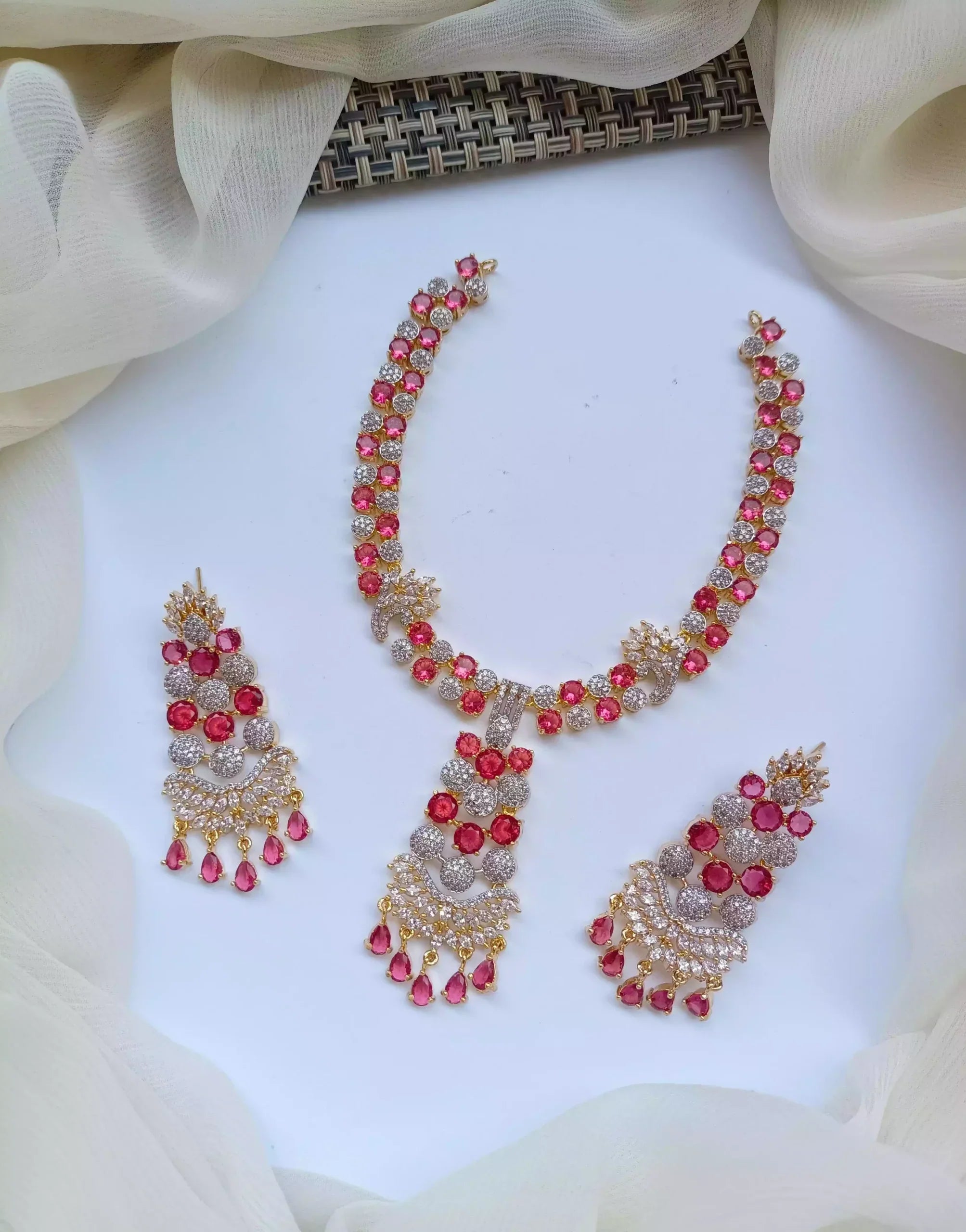 American diamond 1 carat set