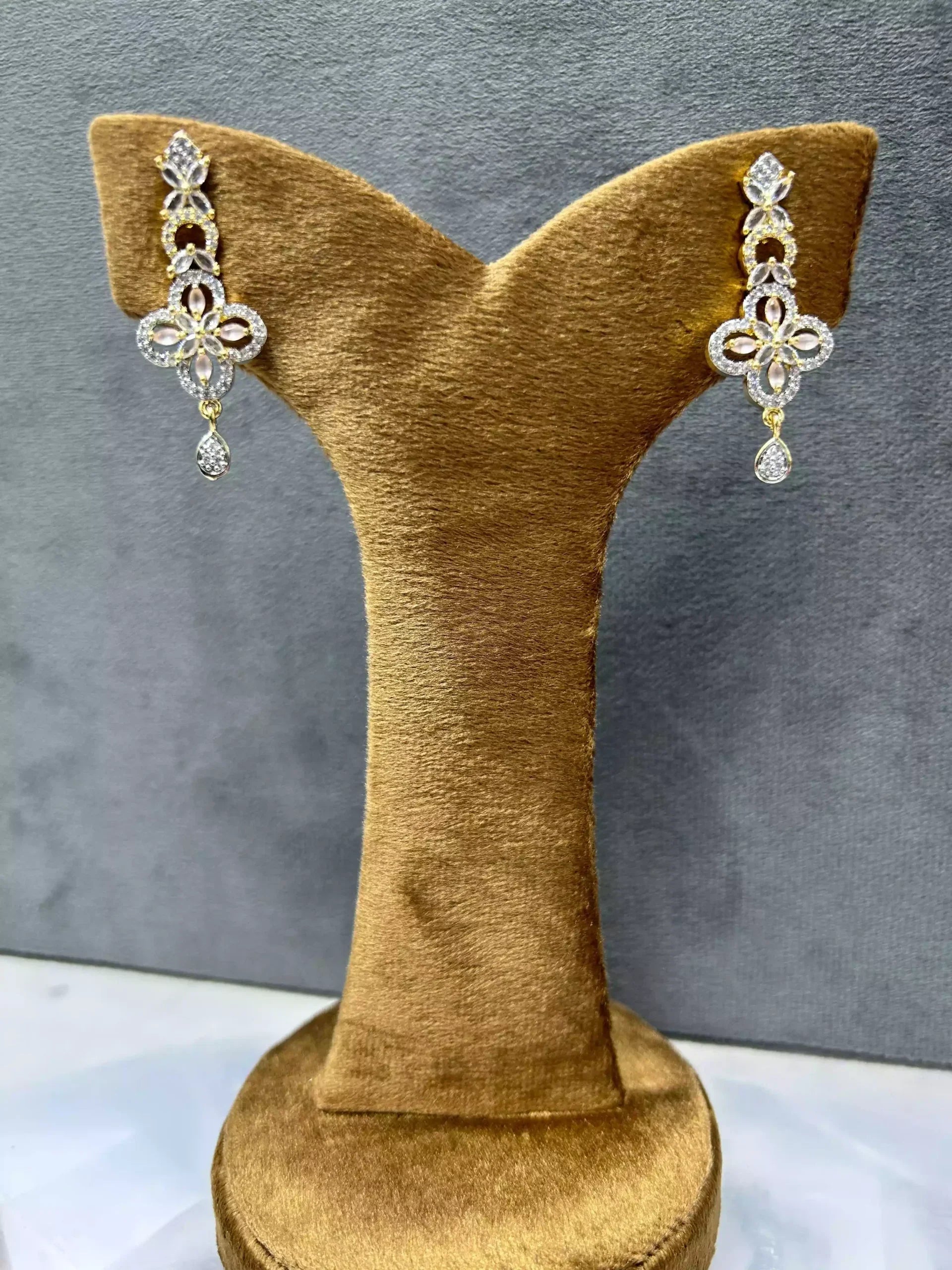 American diamond earrings