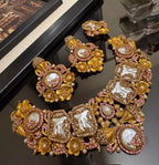 Heavy MOP necklace set