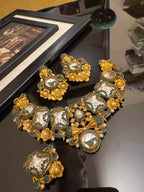 Heavy MOP necklace set