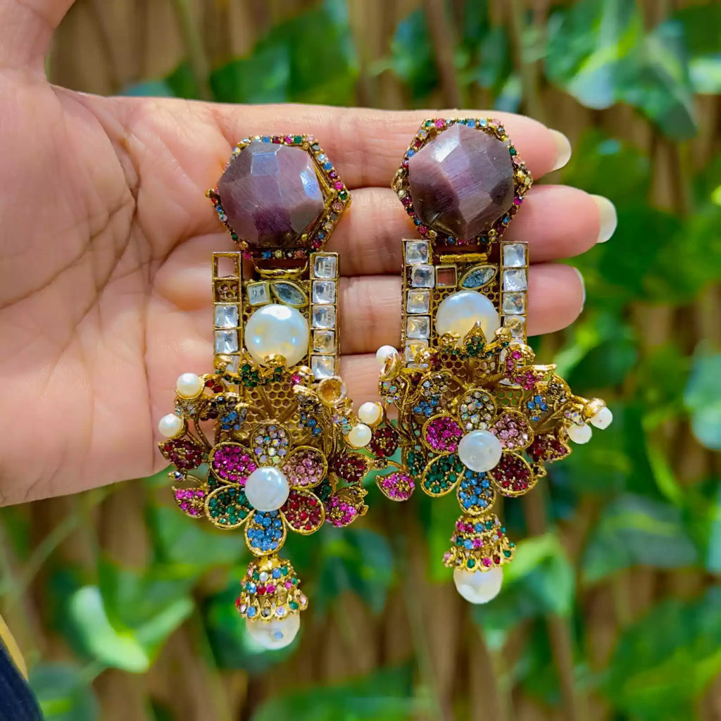 Long turkish earrings