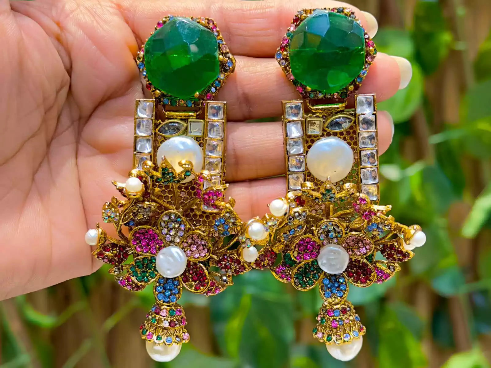 Long turkish earrings