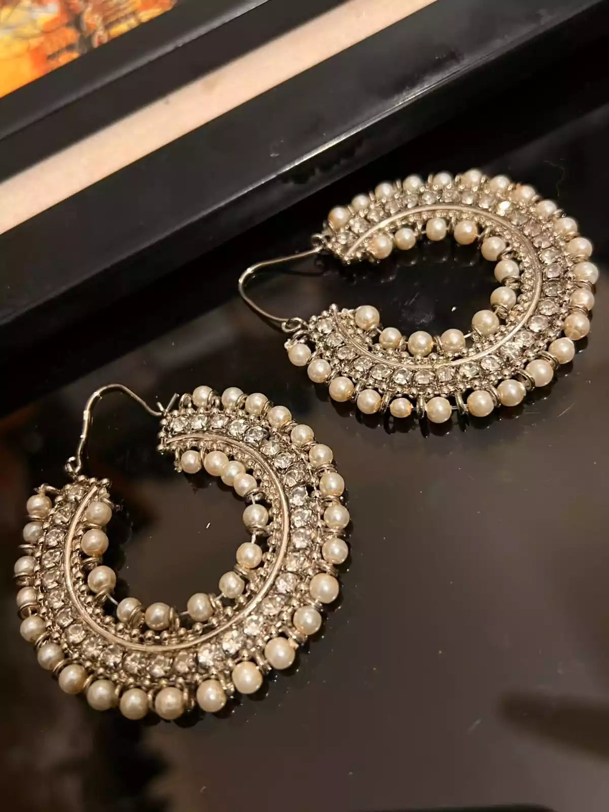 Manjoos baali earrings