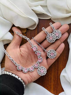 Zircon necklace set