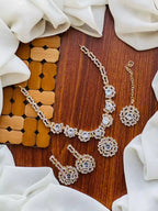 Zircon necklace set