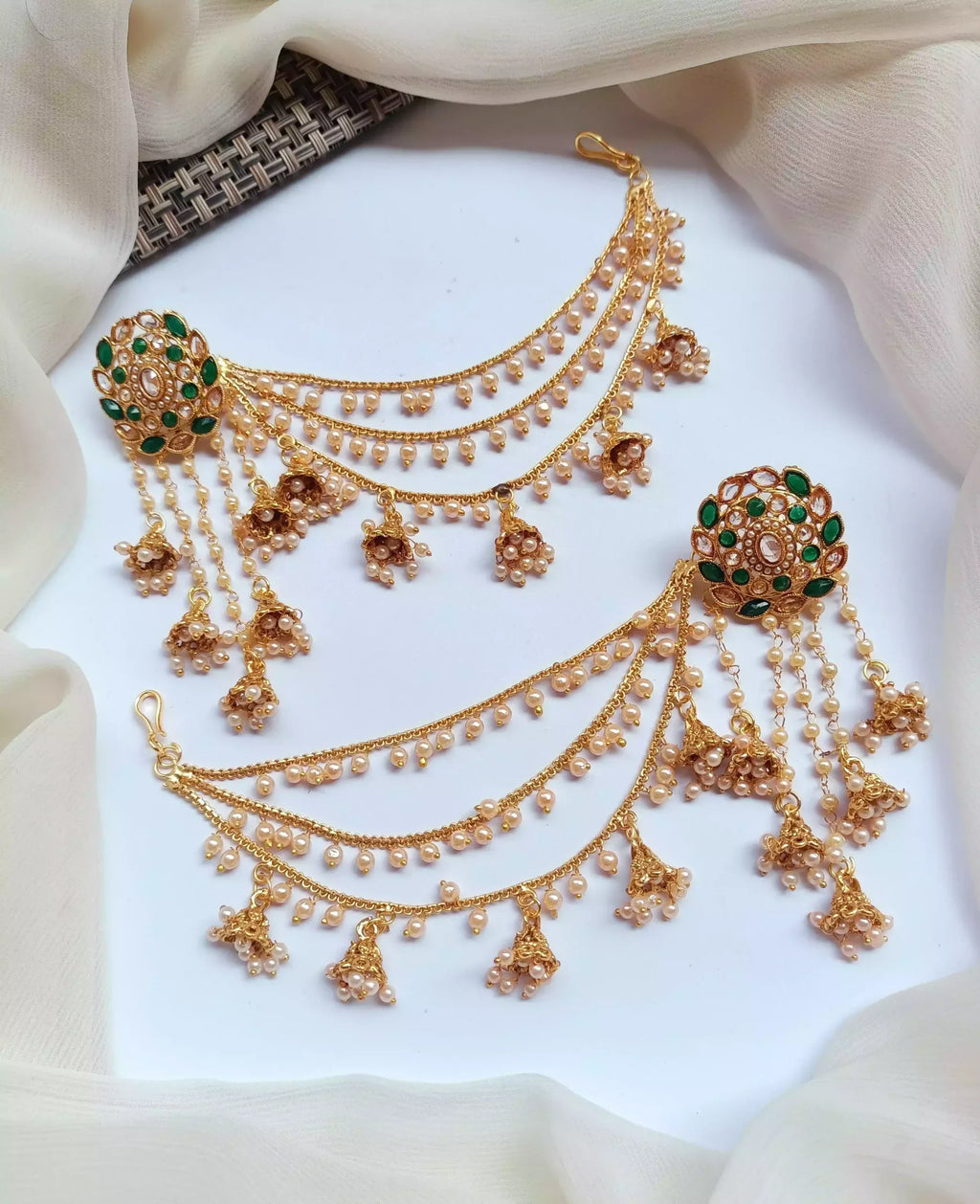 Kundan bahawalpuri earrings