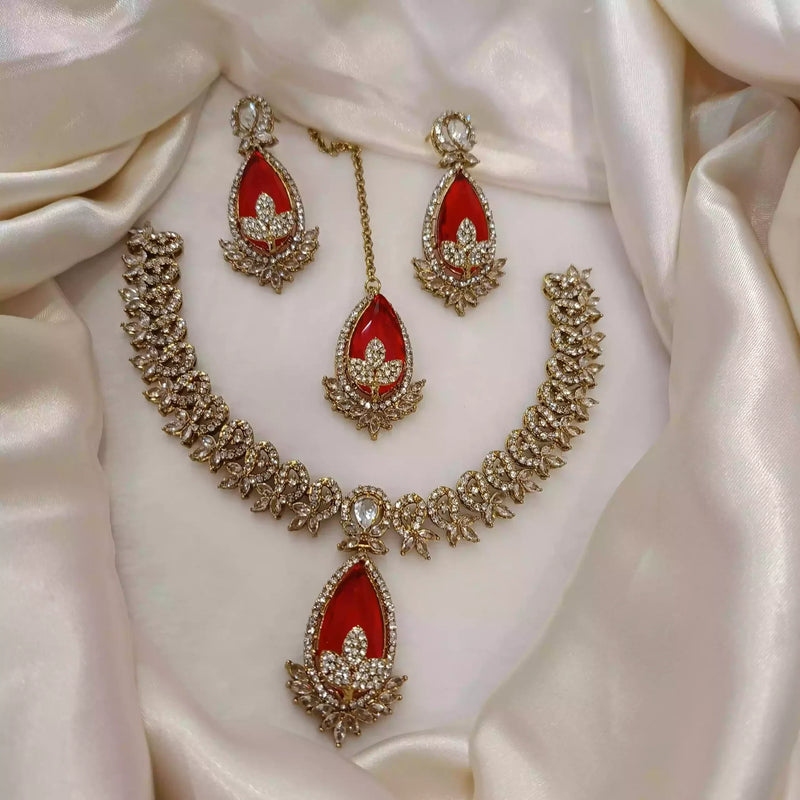 Zircon necklace set