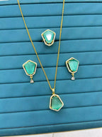AD zircon set with ring