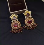 Zircon earrings