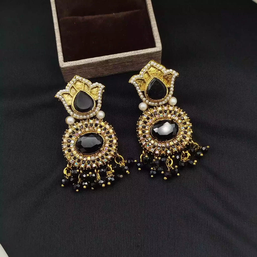 Zircon earrings