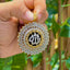 Calligraphy pendant with pearl