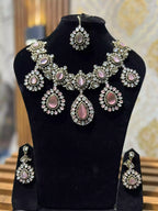 Diamond cut necklace set