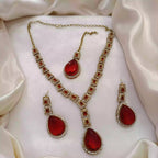 Zircon necklace set